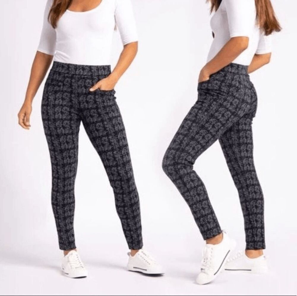 New Betabrand Shibori Journey Skinny Dress Pant Yoga Pants Medium Long Tall